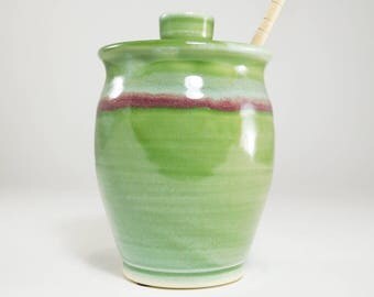 Honey Pot - Honey Jar -Honey Canister - Jar For Honey - Ceramic Honey Jar - Pot Honey - Sugar Bowl - Canister For Honey - In Stock