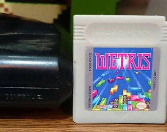 SOAP Tetris Gameboy Cartridge Parody with Case, Energy Scent By DigitalSoaps, retro video game geek gift