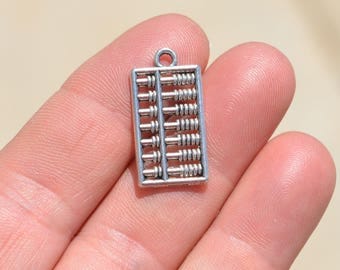 1 Silver Abacus Charm SC2675