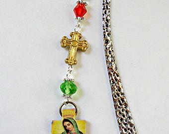 Our Lady of Guadalupe Bookmark Bible accessory Crosses virgin mexic mexico catholic collectible
