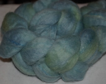 BFL/silk multicolored spinning or felting - 94g