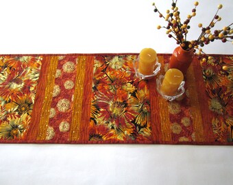 Table Runner | Fall Table Runner | Quilted Table Runner | Handmade Table Runner | Home Decor Gift | Floral Table Runner | Table Linen