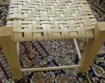 Handmade Straw/ Bamboo/ Wooden Stool