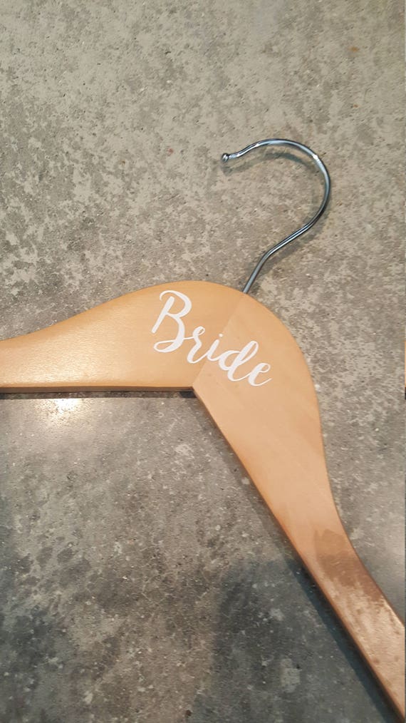Bride, Wedding Dress Hanger, Bride Hanger