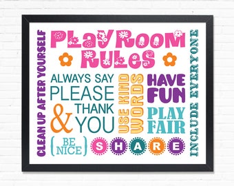 Playroom sign | Etsy