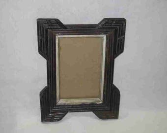 Neat Vintage 8" X 10" Wood Wooden Picture Frame