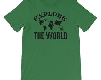 World map tshirt  Etsy