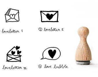 Tiny rubber stamp Heart, Heart Rubber Stamp, Loveletter rubber stamp, love letter rubber stamp, love bubble rubber stamp,