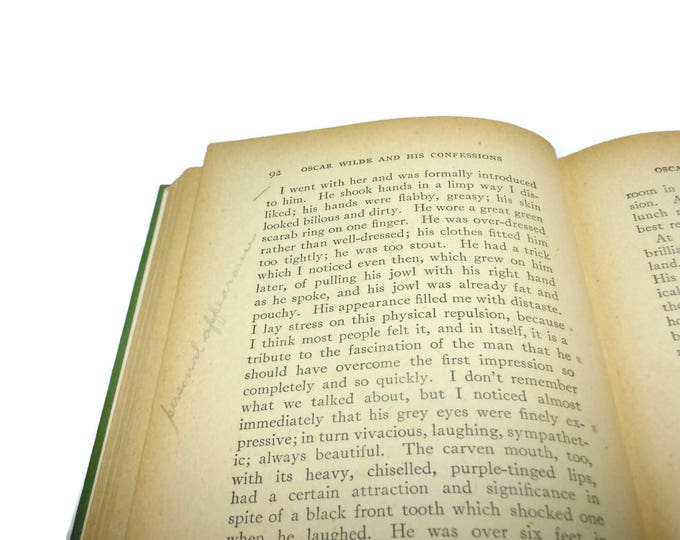 FREE SHIPPING Oscar Wilde, His Life and Confessions (with Bernard Shaw's Memories) Frank Harris Volume I, hard cover 1916, 1st edition