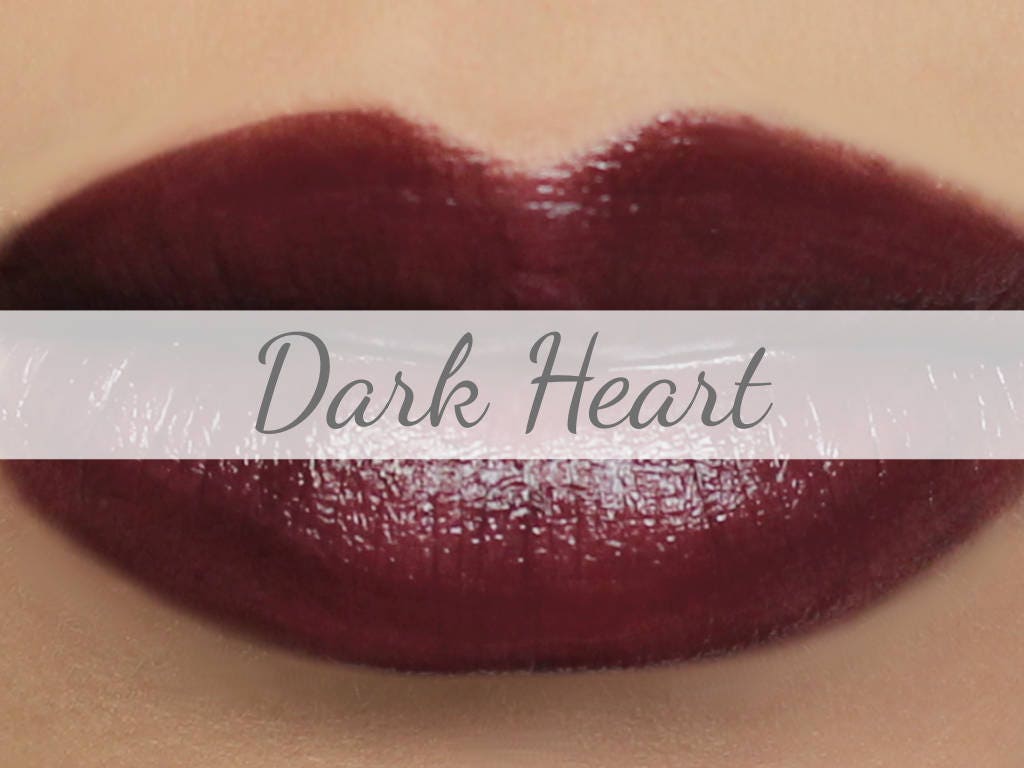 Vegan Lipstick Sample Dark Heart dark purple