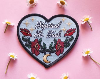 Moon Goddess Market Original | Mystical As Fuck | 3.5" Iron on patch