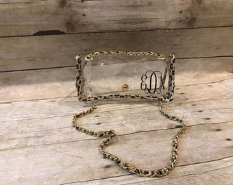 Clear stadium purse