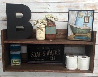 ON SALE Bathroom shelf, wall shelf, bathroom shelves, bathroom shelving, bathroom storage, bathroom storage furniture, home decor