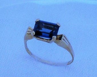 London Blue Topaz 14K Yellow Gold
