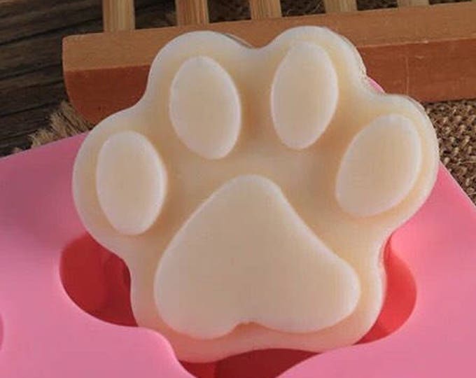 6 Cat Claw Brick Mold Silicone Tray Chocolate Ice Cube Jelly Soap Mould