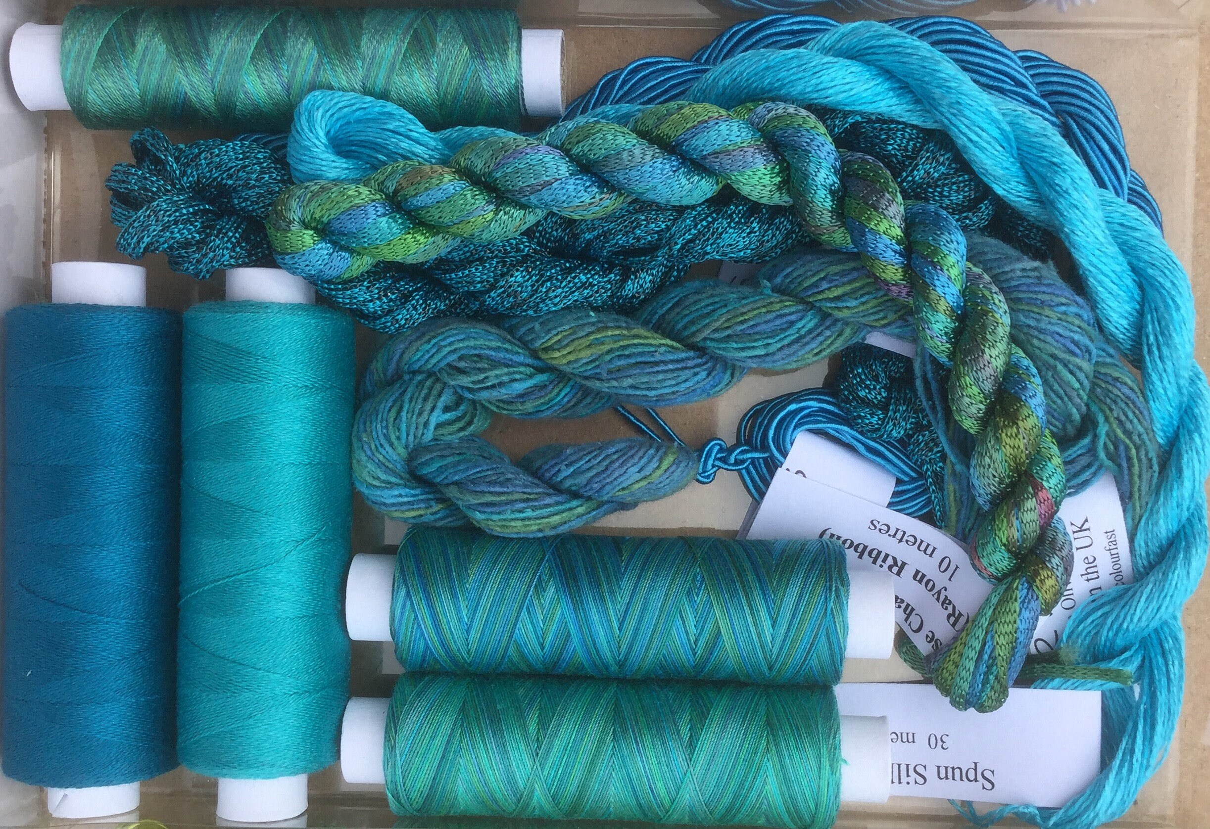 Buy Variegated Nylon Thread Hand-dyed Online In India