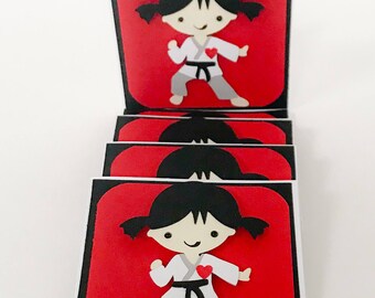 Karate valentines | Etsy