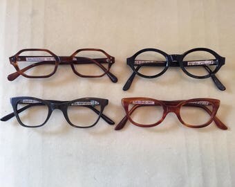 vintage eyeglasses frames lot new old stock