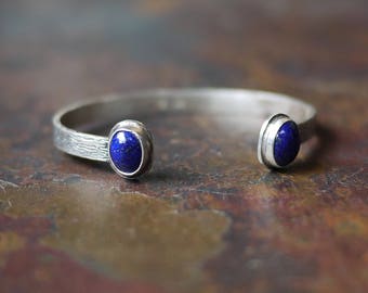 NATUREL LAPIS LAZULI Pierre 925 Argent Sterling Bobo Bague