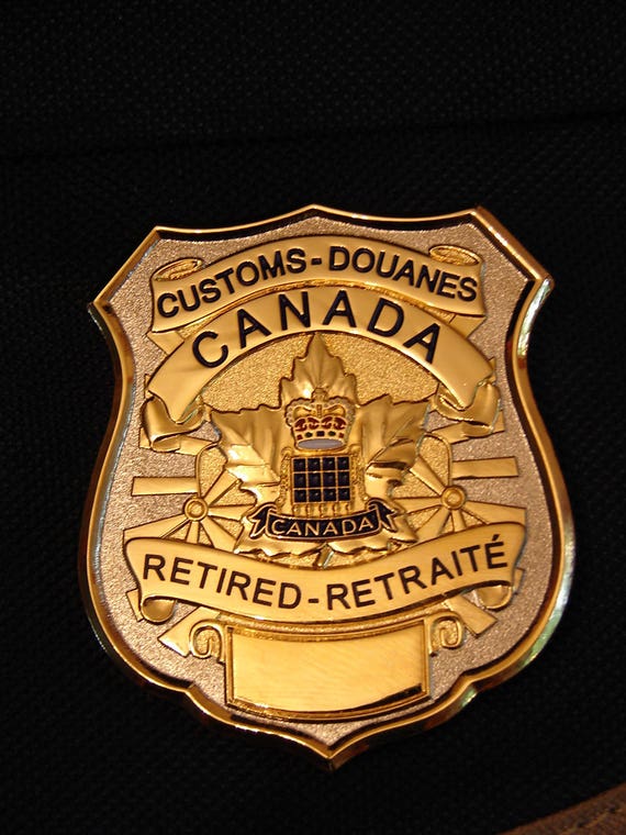 Canada Customs LEGACY Design Retired Badge