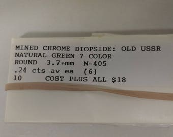 Mined Chrome Diopside: Old USSR
