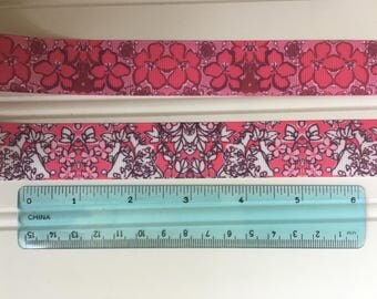 Alpha Phi Lilly Pulitzer Ribbon pink floral two patterns