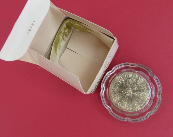 Vintage Marcella Borghese Eye Shadow - 1960s Platinum Oro (Silver) Tone - New Old Stock - Borghese Collector's Eye Makeup