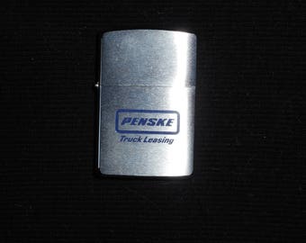 Penske Trucks Zippo Lighter Vintage 1997 Penske Truck Leasing Zippo Lighter Serviced & Working Scarce And In Excellent Condition