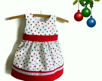 Baby christmas dress | Etsy