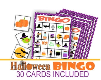Halloween Bingo Game, Class Halloween Party, Class Party Game, Halloween Bingo, Halloween Preschool Game, Fall Class Party Game