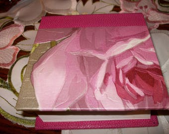 Refillable notebook life deco flower "10 x 10"