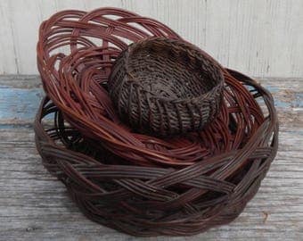 Sweet Set of Vintage Baskets!