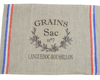 Placemat 32x45cm in 100% linen natural "SPECKS"