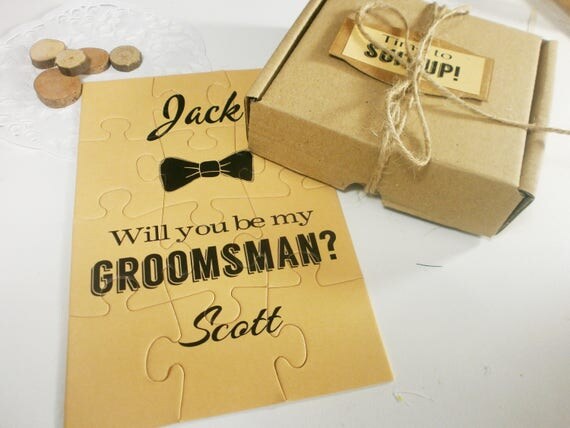 Be My Groomsman Proposal Card Will You Be My Best Man Card 6236