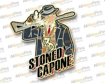 Zeds Dead "Stoned Capone" hat pin