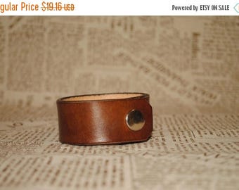 15% off Men's gift Men's leather bracelet Genuine cuff leather bracelet Gift for men Anniversary gift for husband Groomsmen gifts For boyfri