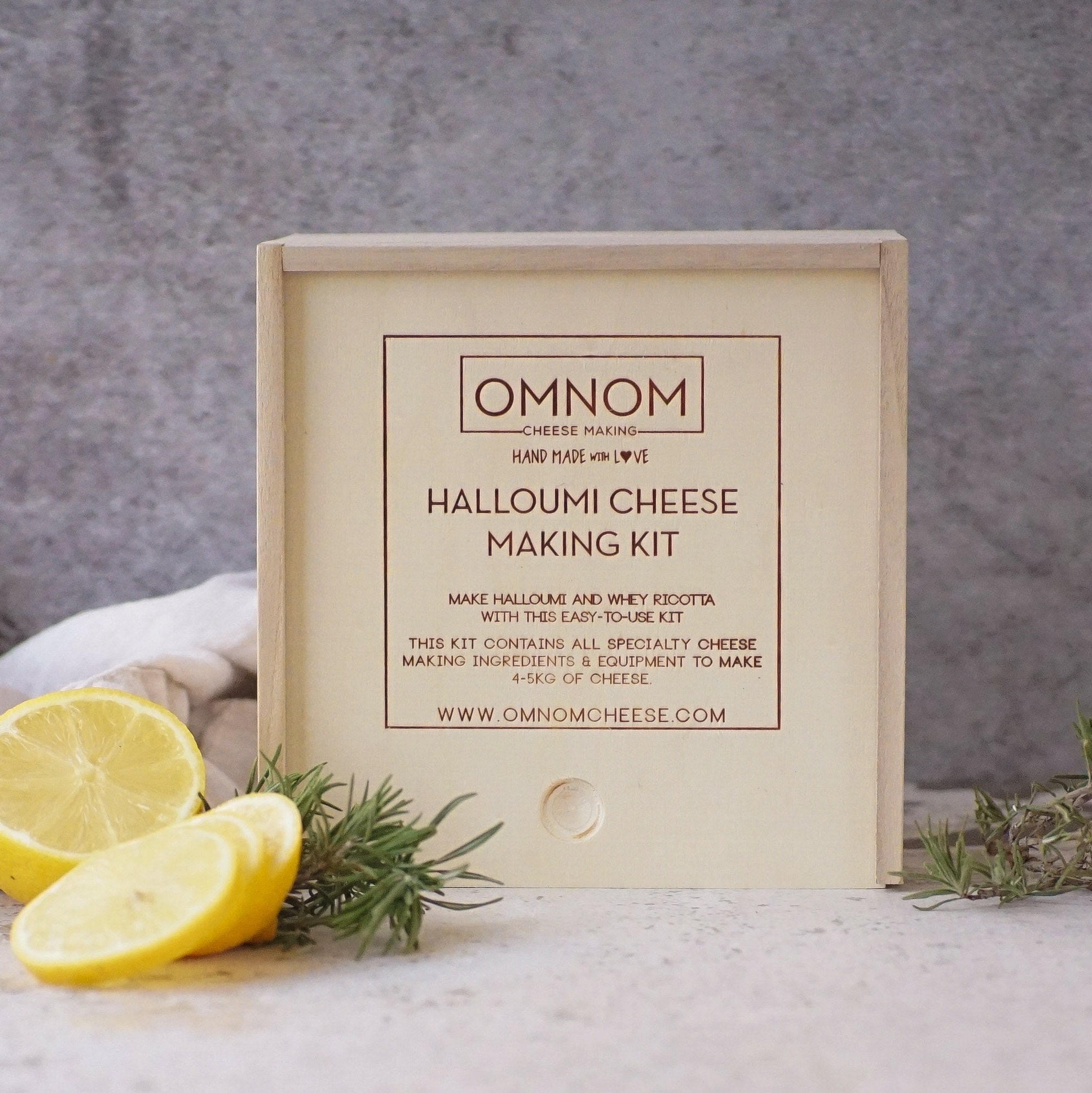 Halloumi Cheese Making Kit Omnom Cheese Making