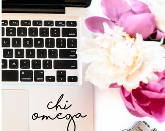 Chi Omega Laptop Yetti Camelbak Decal
