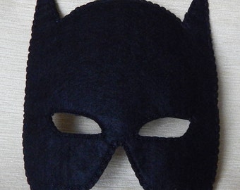 Batman - felt mask. Superhero Batman mask. Felt Superhero mask. Batman mask for children. Felt mask. Batman mask. Halloween mask. Party mask