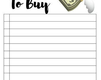 To buy list | Etsy