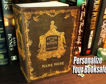 Peter Pan Girls Jewelry Box Daughter Gift for Girlfriend Gift Hollow Book Lover Teen Personalized Teen Gifts Kids Gift for Kids Money Box