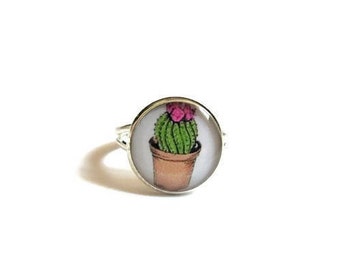 CACTUS RING - Cactus JEWELRY - Cactus - Cactus Outline - boho jewelry - kids jewelry - Cacti Jewelry - Texas Jewelry - teen jewelry - kids