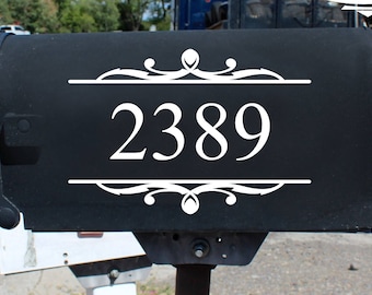 custom mailbox decal, vinyl numbers, Mailbox decal, Mailbox decal Numbers, Mailbox Address, Custom Personalized Address Street Name decal
