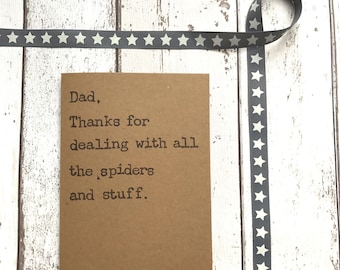 Funny fathers day, fathers day card, dad card, funny dad card, dad birthday card, funny card, card for him, humour card for him, daddy card
