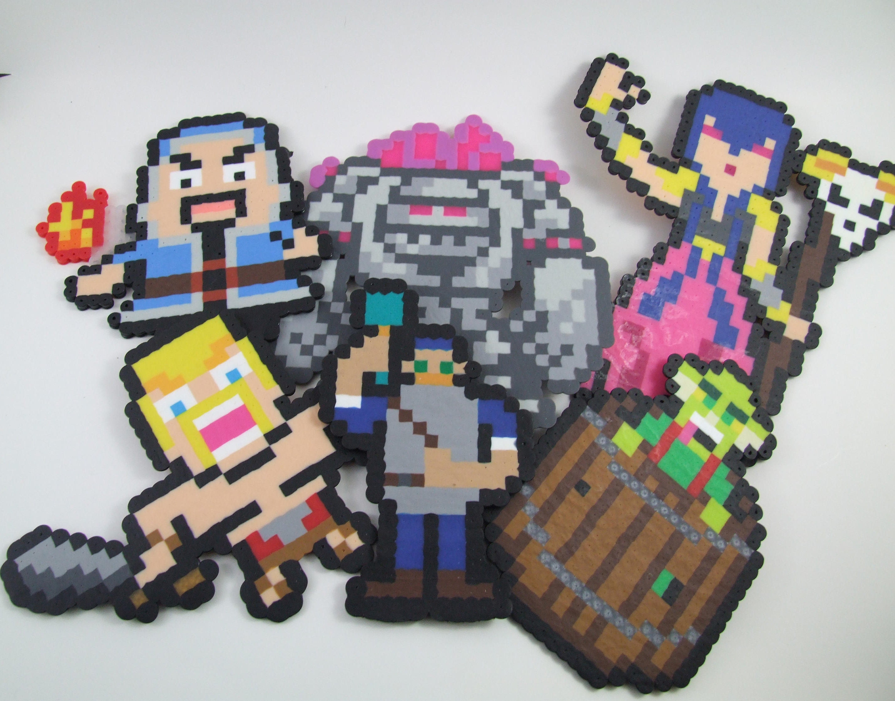 Clash Pixel Art Bead Sprites