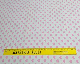Hearts All Over-Bubblegum Cotton Fabric from Michael Miller Fabrics