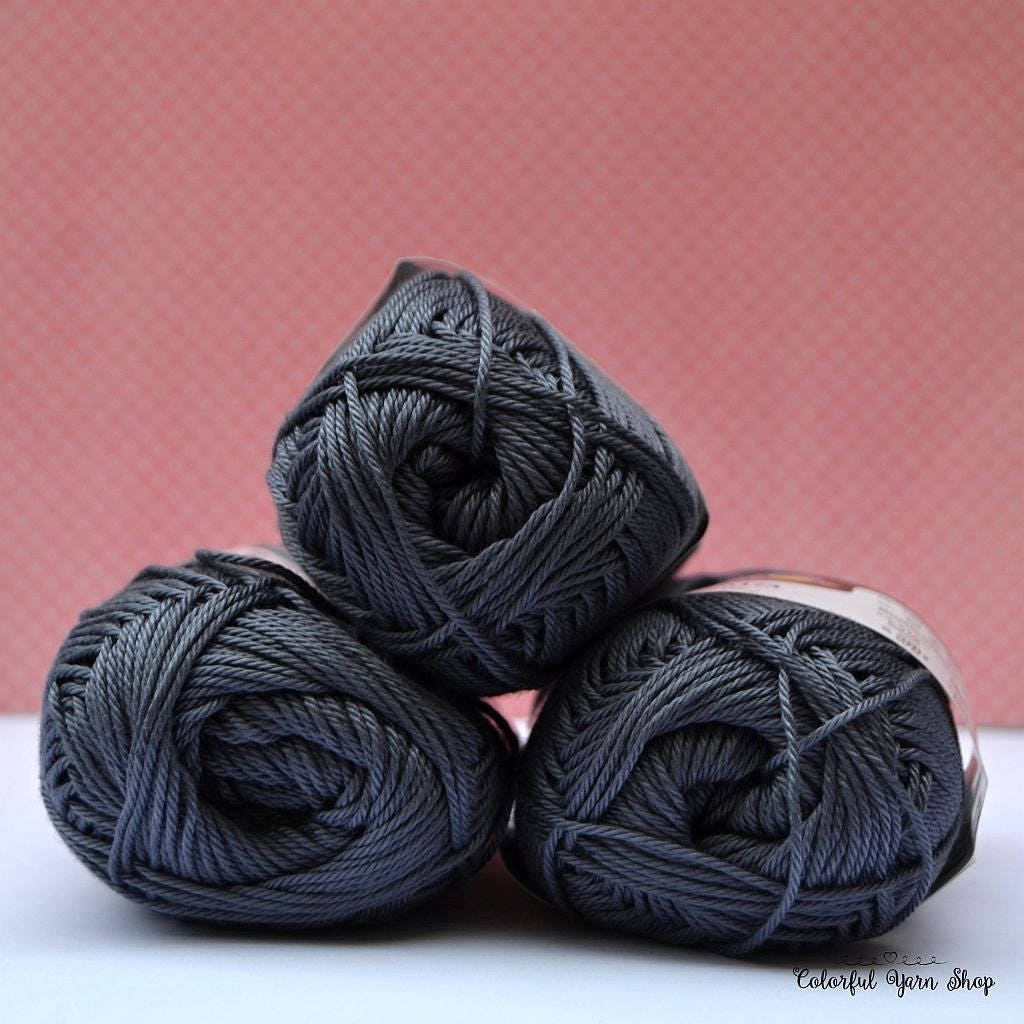 Catania yarn Schachenmayr / 393 Graphite / Worldwide