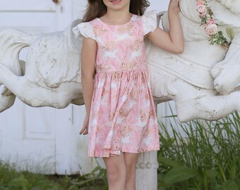 Girls Unicorn Dress - Unicorn Birthday Dress - Girls Dress - Toddler Unicorn Dress - Pink Unicorn Dress - Toddler Dress - Girl Birthday Gift
