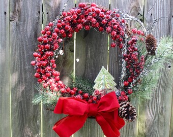 Medium Christmas-winter wreath