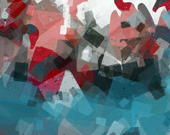 Vultures at Carcass - Original Wildlife Art - Downloadable Art Print - Instant Download - Exclusive
